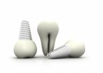 Dental Implant Stock Photo