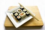 Veg Sushi Stock Photo