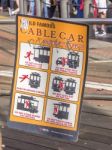 Cable Car Indication Stock Photo
