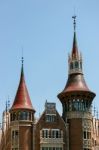 Gothic Architetcure  In Barcelona Stock Photo
