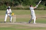 Coleman's Hatch, Sussex/uk - June 27 :village Cricket Being Play Stock Photo