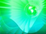 Earth Background Means World Technology Or Globe Transfer
 Stock Photo