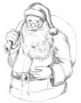Santa Claus Father Christmas Retro Stock Photo