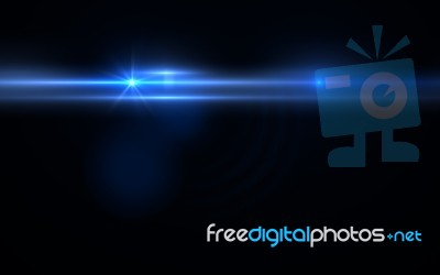 Abstract Digital Lens Flare Light.beautiful Sunlight Effect.natural Lens Flare In Space Stock Image