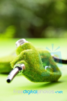Eco Fuel Nozzle Stock Photo