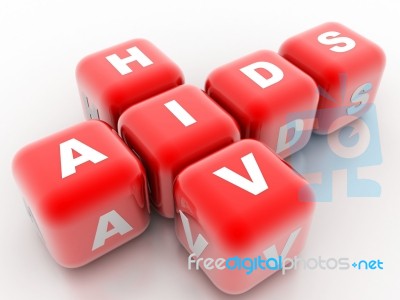 HIV And AIDS Stock Image