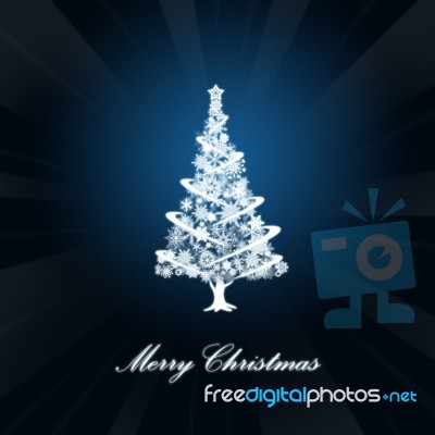 Merry Christmas Tree Stock Image - Royalty Free Image ID 10065835