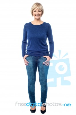 jeans for middle aged woman