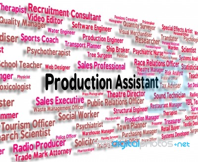 assistant production meaning manufacture employment