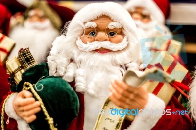 Santa Claus Figurine Stock Photo