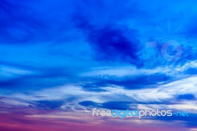 Twilight Sky Background Stock Photo - Royalty Free Image ID 100228526