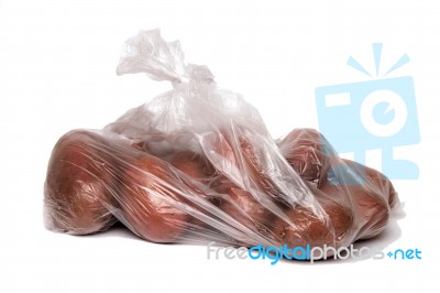 Download View Of Some Potatoes Inside A Plastic Bag Stock Photo Royalty Free Image Id 100636783 Yellowimages Mockups