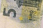 Abstract Of Euro Note Background Stock Photo