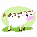 Cow Cartoon Stock Photo