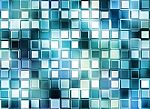 Glass Mosaic Cubes Stock Photo
