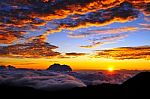 Mountain Sunrise Stock Photo