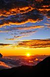 Mountain Sunset Stock Photo