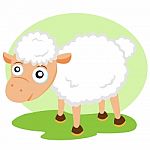 Sheep Cartoon Stock Photo