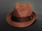 Stylish Brown Hat Stock Photo