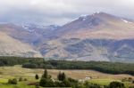 View Of Mountains Near Stronaba Stock Photo