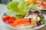 Breakfast Fresh Salad Stock Photo