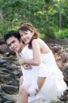 Pre Wedding Stock Photo