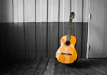 Classical Guitar Stock Photo