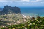 Porto Da Cruz, Madeira/portugal - April 12 : Penha D'aguia (eagl Stock Photo