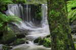 Horseshoe Falls In Mount Field National Park Stock Photo