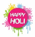 Colorful For Happy Holi Invitation And Greeting Card Stock Photo