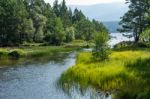 Loch Morlich Near Aviemore Stock Photo