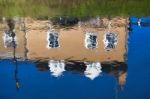 Reflections In The Old River Nene Stock Photo