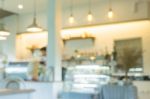 Vintage White Bakery House Interior Stock Photo