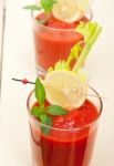 Fresh Tomato Juice Stock Photo