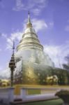 Wat Phra Singh Temple Chiang Mai Thailand Stock Photo