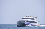 Ferry Boats Transfers Visitors In The Sea At Koh Kood, Trat In Thailand. March 28, 2019 Stock Photo