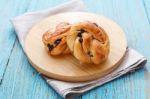 Chocolate Chip Bread Stock Photo