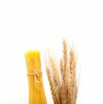 Organic Raw Italian Pasta And Durum Wheat Stock Photo