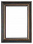 Dark Frame Isolated On White Background Stock Photo