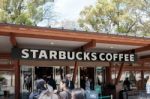 Tokyo, Japan - April 14, 2017: Starbucks Coffee Shop At Ueno Par Stock Photo