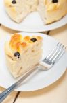 Blueberry Bread Cake Dessert Stock Photo