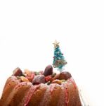 Christmas Cake Stock Photo