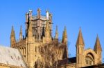 Exterior View Of Ely Cathedral Stock Photo