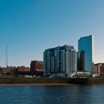 Limerick Riverpoint Buildings Stock Photo