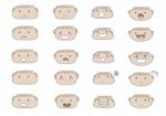 Cute Boy Faces Emoji Stock Photo