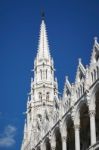 Hungarian Parliament Building In Budapest Stock Photo