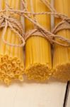 Bunch Of Italian Pasta Type Stock Photo