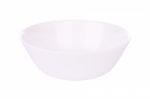 Single Round Ceramic Bowl On White Background Stock Photo