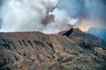 Mount Bromo Volcano (gunung Bromo)in Bromo Tengger Semeru National Park, East Java, Indonesia Stock Photo