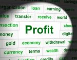 Revenue Profit Means Income Earn And Profits Stock Photo